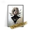 Nier Automata Popular Anime - Game Poster with Cartoon Character Yor Ha 2b Art Print Wall Sticker Otaku Gift Bedroom Collection