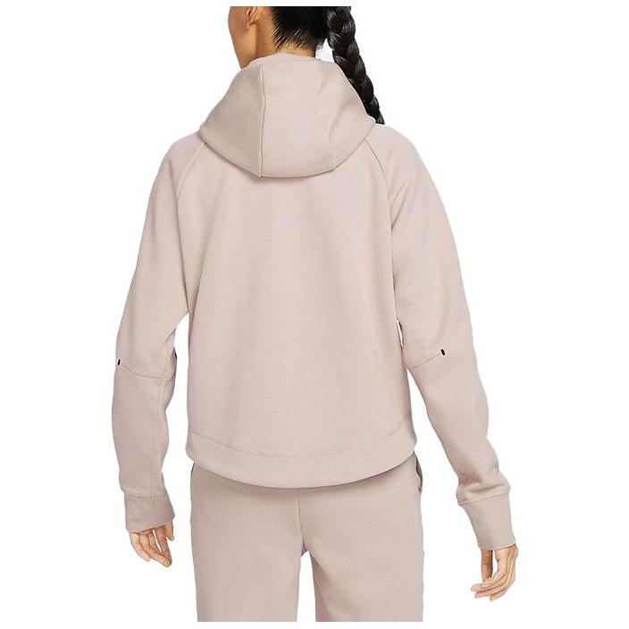 Nike Solid Color Logo Hooded Running Jacket Women Jackets Pink CW4299-272