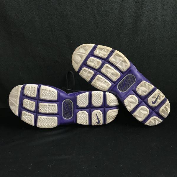 Nike Zoom Kobe 2 Lite buty skórzane za kostkę US8.5 26.5 biało-fioletowe(UŻYWANY)