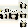 Adorable Realistic Panda Plush Toy Soft Stuffed Animal Doll For Gift And Cuddling