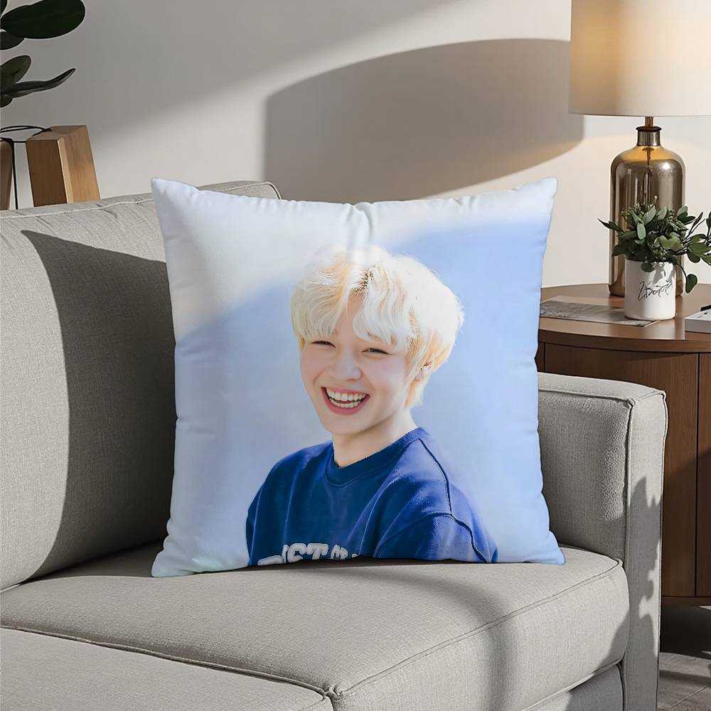 Custom PARK JIHOON Kpop Pillow Case 3D Print Polyester Fiber 40*40cm Home Sofa Throw Decoration Festival Gift