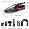 CascadeVac Handheld Car Vacuum Cleaner, 4 KPa Suction Power, 6.76-10.14oz Dust Cup, 2000mAh Rechargeable Lithium Battery, 50dB Quiet Operation