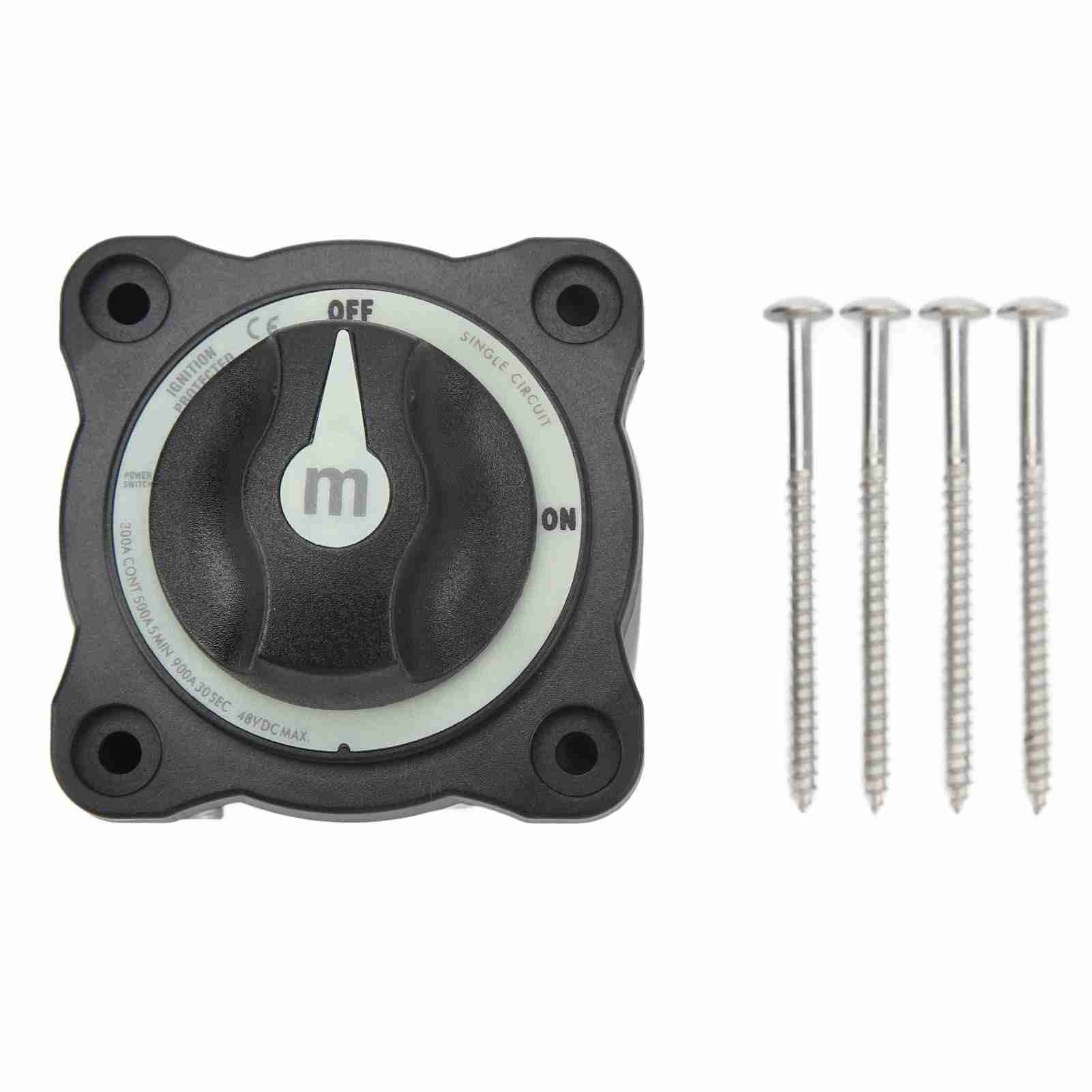 

Морской выключатель аккумулятора 300А Одноконтурный Вкл/Выкл Выключатель аккумулятора с ручкой для автодома, яхты