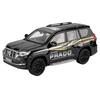 1/18 Toyota Prado Land Cruiser SUV Alloy Car Model Diecasts Metal Off-road Vehicles Car Model Sound and Light Childrens Toy Gift