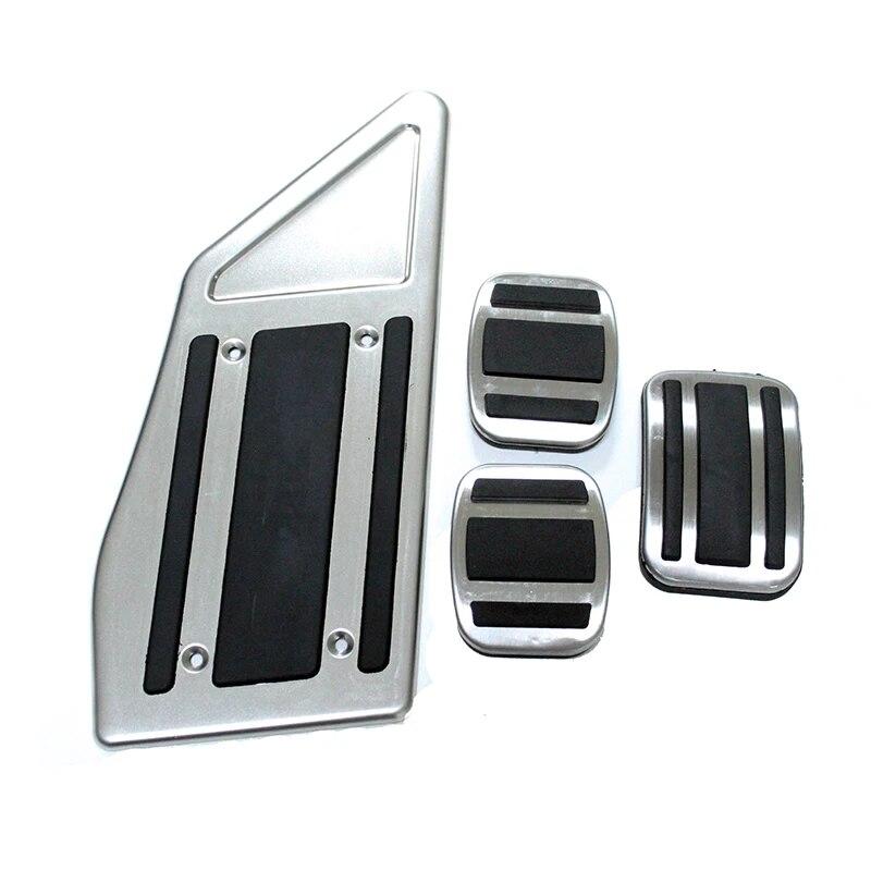 Stainless Steel Pedal Cover  for DS DS 7 CROSSBACK 2018   Auto No Drilling Aluminum Brake And Accelerator Pedal Covers