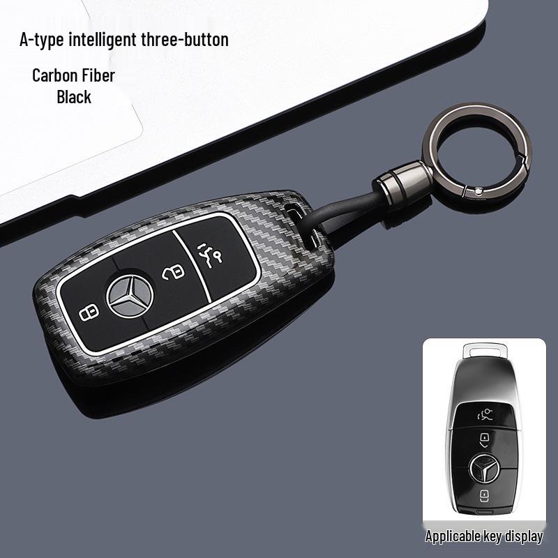 Compatible Key Case for Maybach GLS450, Mercedes S480/S500L, S-Class S450L/580 Keychain