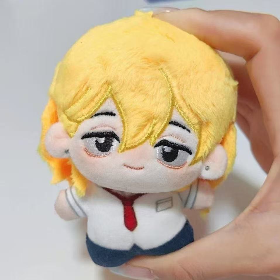 10cm Plüsch Anime Doukyuusei Klassenkameraden Rihito Sajou Hikaru Kusakabe Figur Plüschtier Spielzeug für Kinder Erwachsene Anhänger Schlüsselanhänger Geschenk