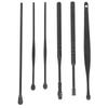 Portable Ear Pick Spoon Earwax Removal Tool Kit Stainless Steel Spiral Ear Wax Cleaner Set