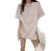 2026 Chic American Style Pure Cotton Short Sleeve T-shirt - Versatile, Simple, and Stylish Outerwear for a Trendy Commute.