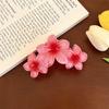 Flower Shark Clip For Women, Versatile Hair Tie, Fashionable Flower Headpiece, Large Clip Style Hair Accessory