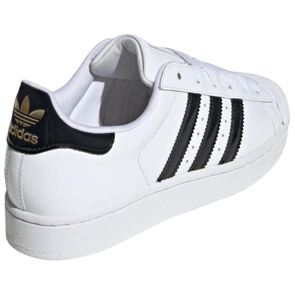 Adidas Superstar 2 Cloud White Core Black Women Sneakers Gold-Metallic JS4010