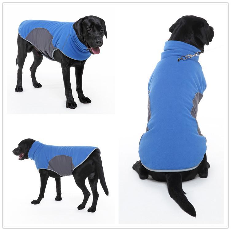 Meiqi Reflective Winter Jacket for Large Dogs - Pet Coat for Shiba Inu & Golden Retriever