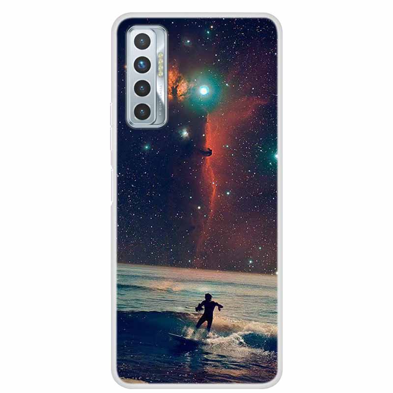 For Tecno Camon 17P Case Luxury Silicone TPU Soft Cover Phone Case For Tecno Camon 17 CG7 CG6 1 7 Coque Shockproof Cartoon Funda