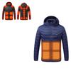 Men's  Four  Constant Temperature  Intelligent  Fever  Hooded Hood  Cotton-padded Jacket  Coat