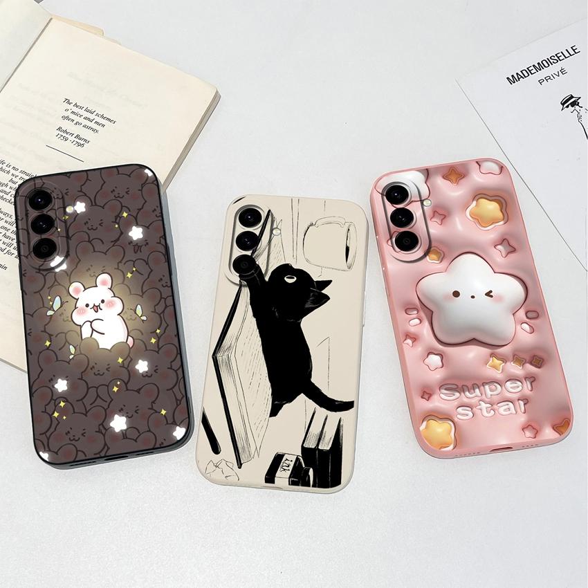 Phone Case For Samsung Galaxy A57 A37 A27 5G Cheerful Design Patterns Full Coverage Bumper For Samsung A 27 Soft Smooth Housing