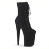 Sexy Super High Boots Round Toe Pole Dance High Heels Nightclub Model Catwalk Platform Shoes Party Shoes Cosplay Suede Shoes