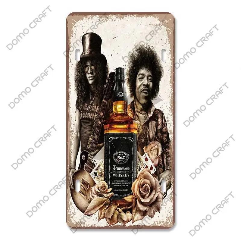 Whiskey Poster Metallblech Logo Whiskey Mädchen Weinglas Retro Metallschild Bar Club Bar Wohnzimmer Heimwanddekoration
