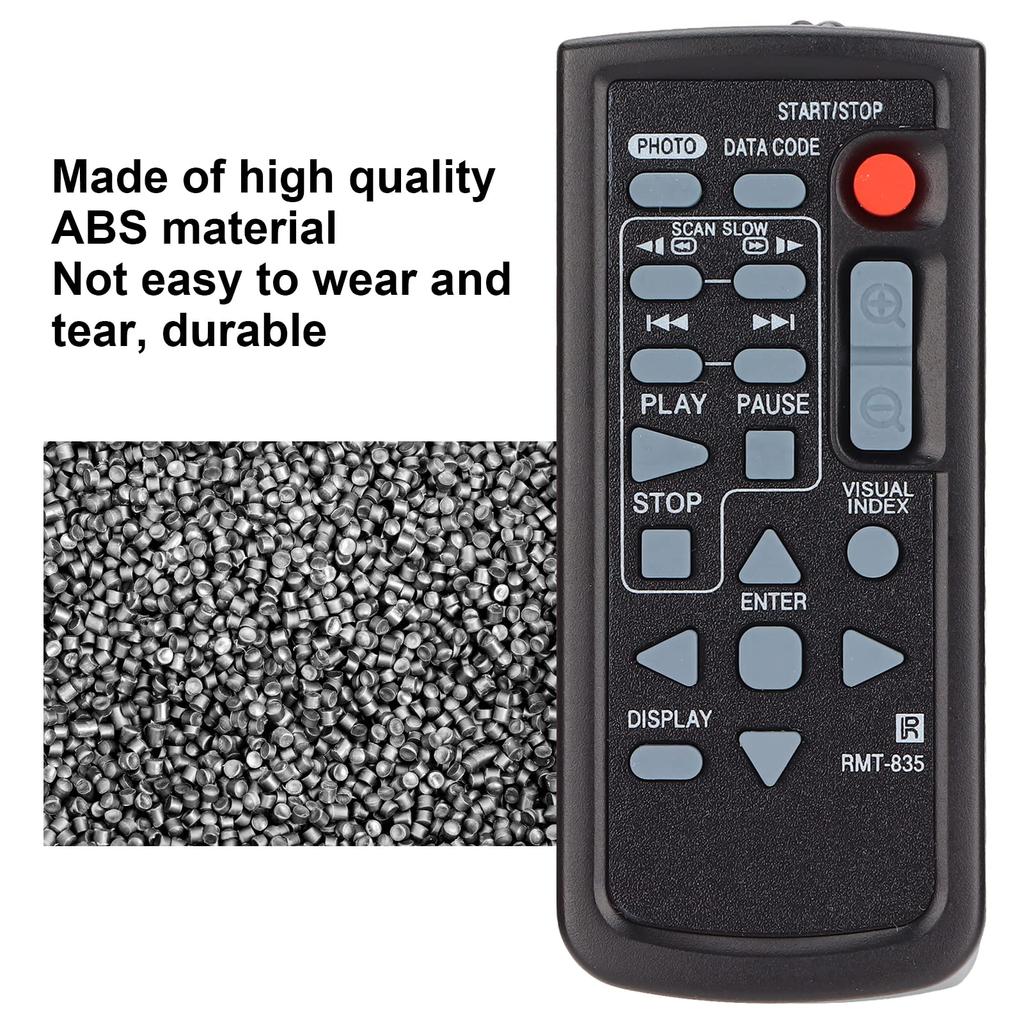 Replacement Remote Control Controller for Sony PJ79 Cameras RMT‑835 Remote, RMT-845, HDR-PJ580E, PJ790E, PJ820E, CX900E, XR350, CX370, PJ760, CX760,