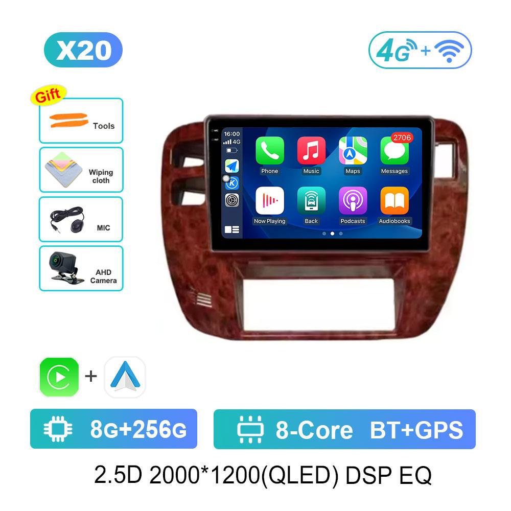 Bluetooth WiFi GPS Navigation Android 14 for NISSAN Patrol 1997 - 2005 Touch Screen Car Radio Multimedia Player 4G DSP Stereo