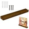 Wood Vinyl Record Shelf Wall Mount Record Storage Display Stand Solid Wood Wall Mounted Record Shelves Wood Floating Album Shelf