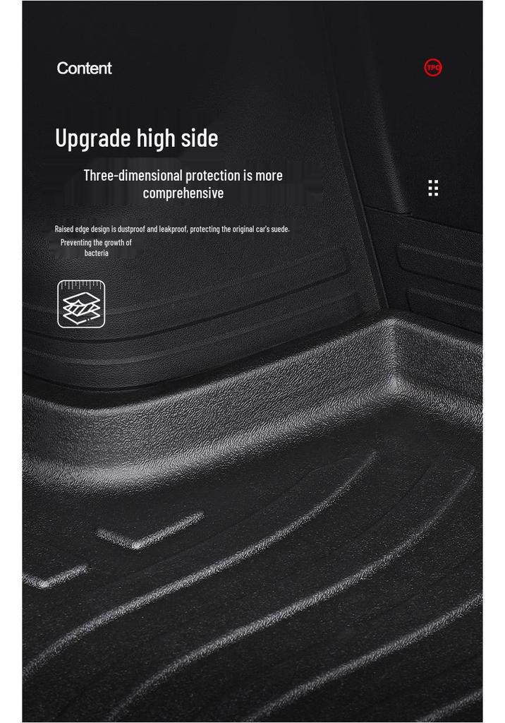 Jetta VA7 TPE Rear Trunk Mat - Car Interior Decorative Accessory