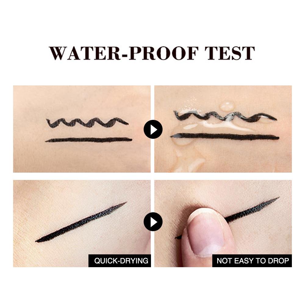 Seal Stamp Liquid Eyeliner Pen Waterproof Fast Dry Black Eye Liner Pencil With Eyeliner Cosmetic Double-Ended Eyeliner