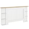 Radiator Cover, 152 x 19 x 83 cm, White