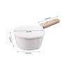 Kitchen Sauce Pan Prevents Stick Deepening Height Medical Stone Sauce Pot With Pour Spouts For Pouring Oil Milk Heating Frying