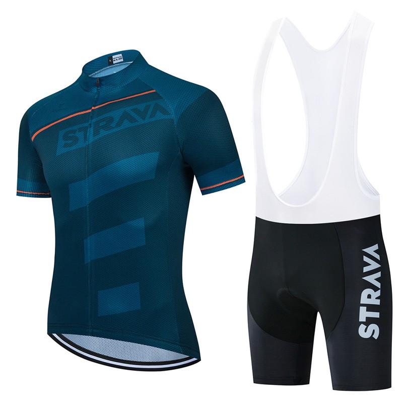 Men Women Cycling Jersey Set Short Sleeve Breathable Mountain Bike Apparel Riding Kit