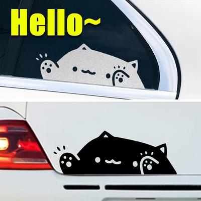 Kawaii Cat Stickers Car Body Cartoon Animal Decals Notebook Phone Laptop Diary Decoration Sticker for Girs Womens