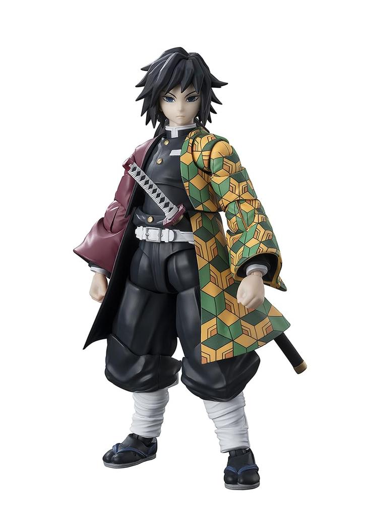 TAMASHII NATIONS Demon Kimetsu no Yaiba Giyu approximately PVC ABS painted action figure S.H.Figuarts Slayer Tomioka, 150mm, &