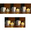 Warm Light LED Candle White Atmosphere Candle Light Creative Electronic Candle  Cafe