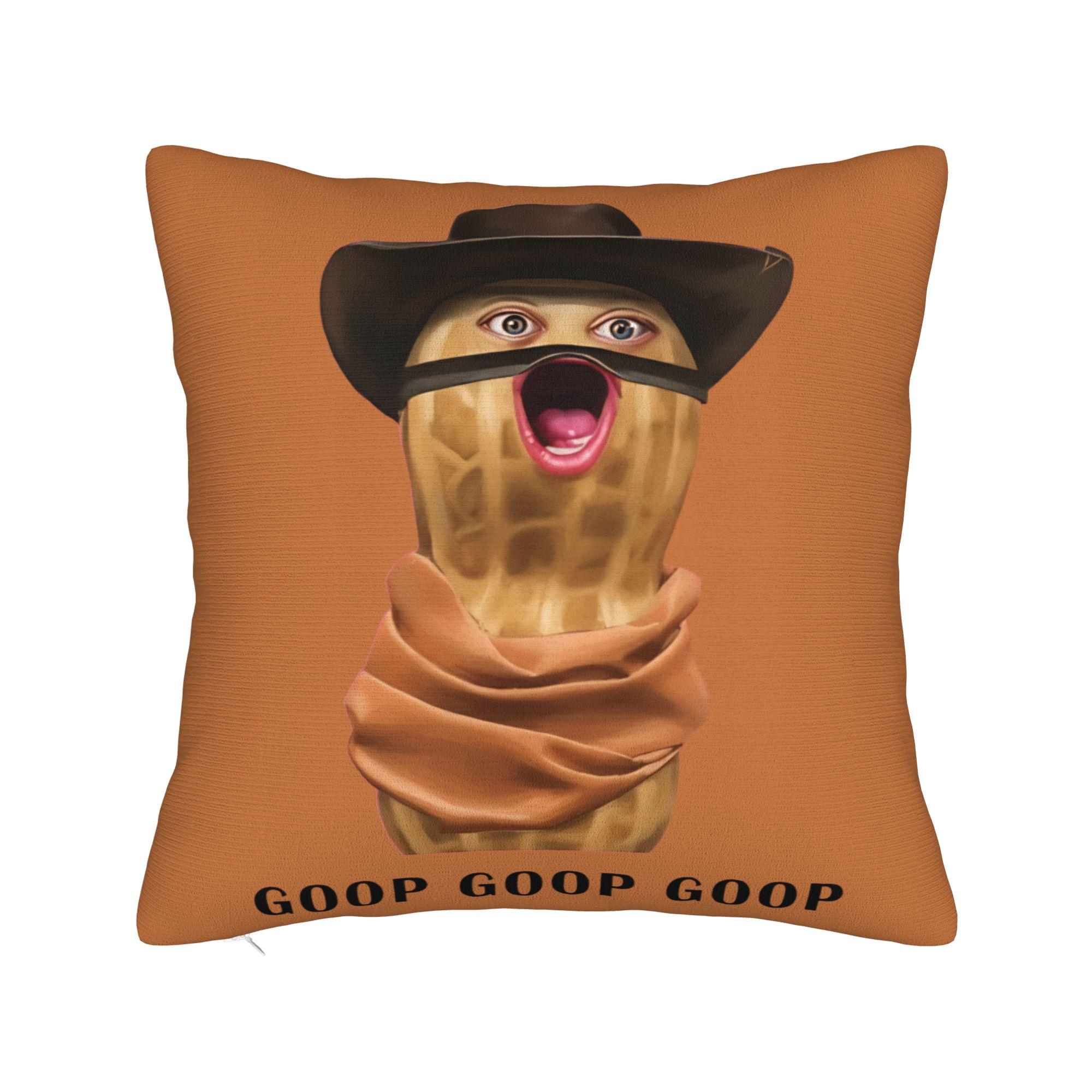 Ковбой с обожженным арахисом GOOP GOOP GOOP Банглятор Печать Наволочек Чехол для Подушки Чехлы для Подушек Квадратные Разных Размеров 30cmx30cm