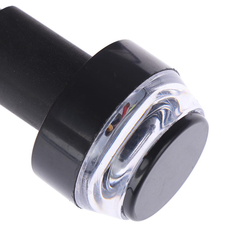 2Pcs Motorcycle Turn Signal Led Light Indicator Blinker Handle Bar End Light