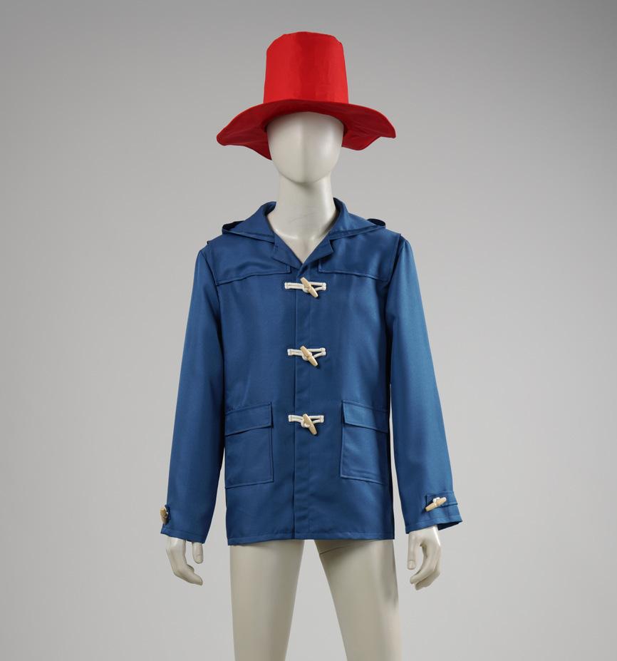 Paddington Bear Cosplay Set, Classic Movie Cartoon Character Stage Outfit