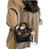 Retro Myerard Brown Women's Small Crossbody Bucket Bag - Versatile and Popular for Autumn/Winter