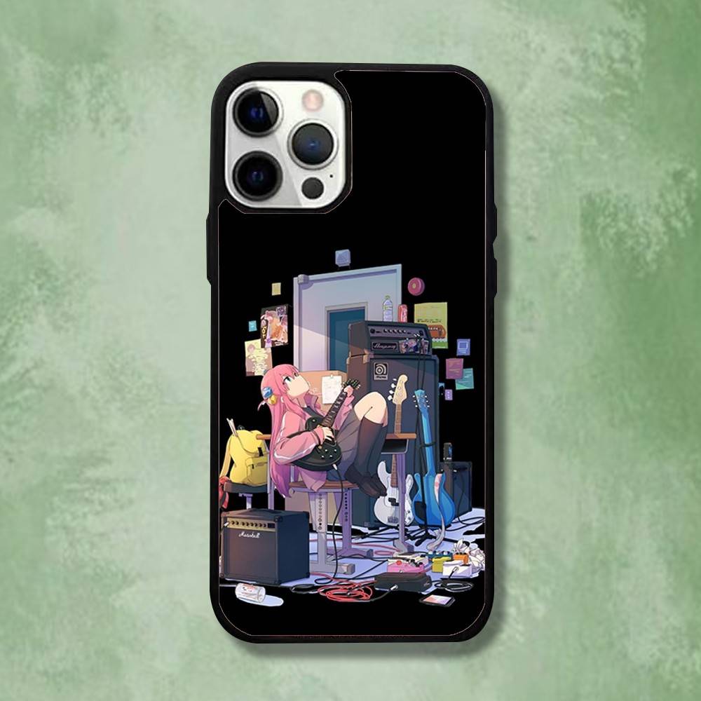 Anime B-Bocchis The Rocks Handyhülle für iPhone 16, 15, 14, 13, 12, 11, Pro, Max, Plus, Mini, SE4, E mit magnetischem MagSafe-Ladeanschluss