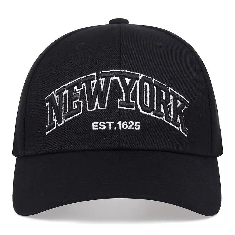 NewYork Letter Embroidery Baseball Caps Spring and Autumn Outdoor Adjustable Casual Hats Sunscreen Hat