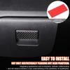 Soft Carbon Fiber Interior Center Console Trim Sticker For Nissan Juke 2011-