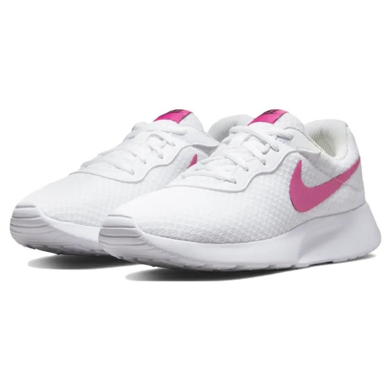 Nike Tanjun Fabric Recyclable Comfortable Shock Absorption Non-Slip Wear-Resistant Breathable Low-Top Casual Shoes Women sneaker Pink White DJ6257-101