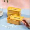 3Pcs/Lot Portable Cotton Swab Box Travel Dental Floss Holder Case Sundries Dust-proof Wire Earphone Cable Storage Box