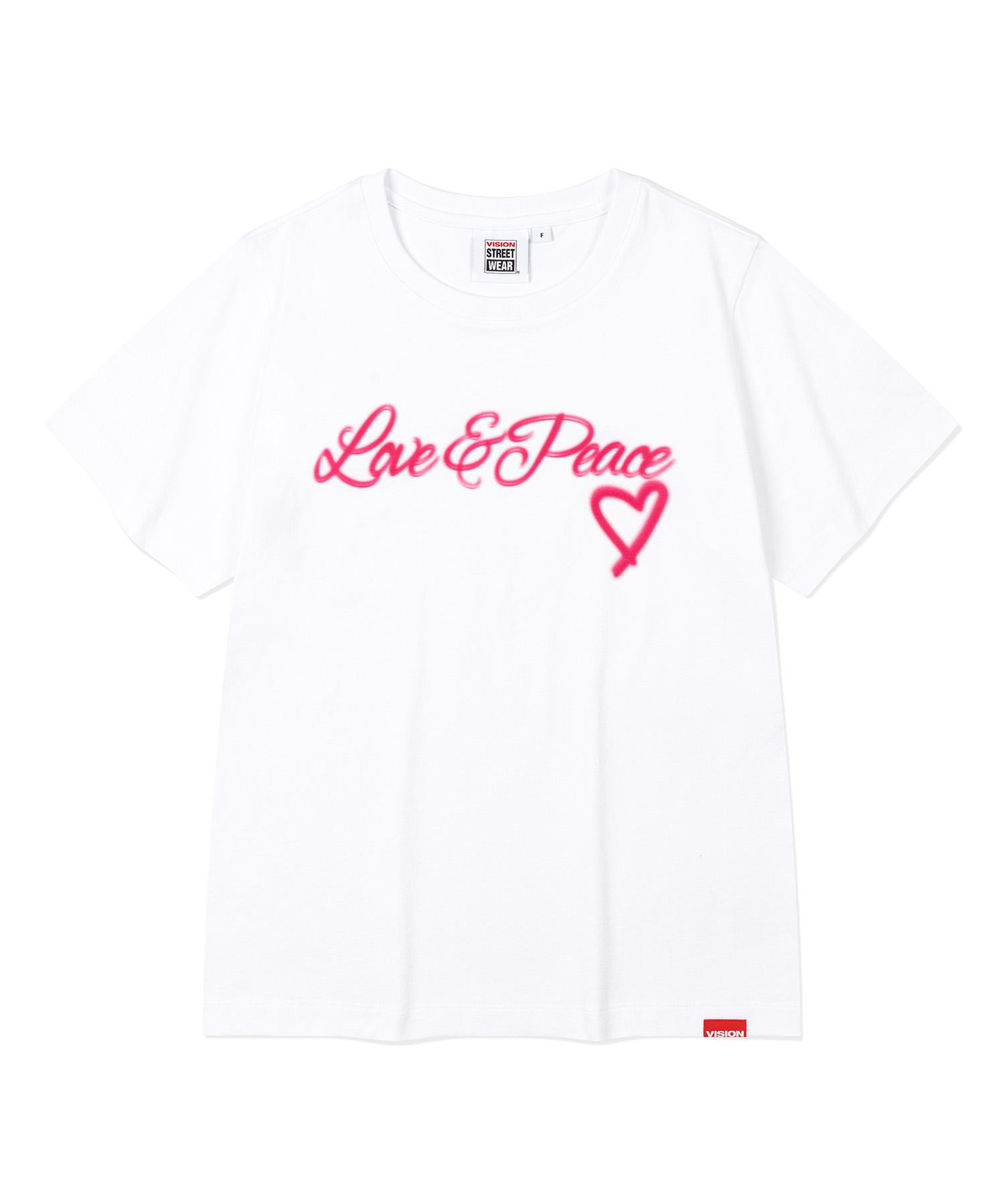 Vision Streetwear Vsw Blurry Love & Peace Ws T-Shirts Magenta F