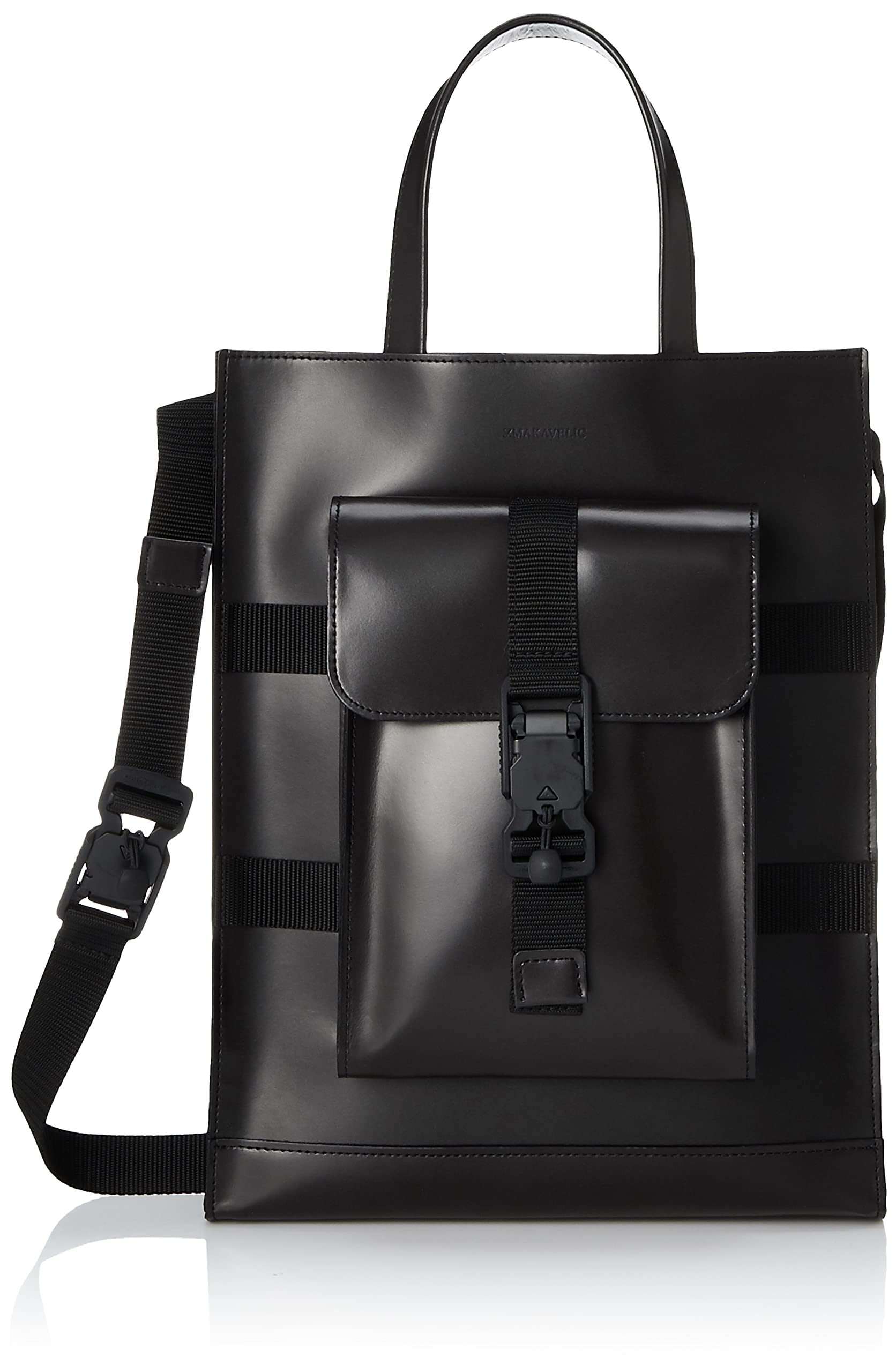 

[Machiavellic] Shoulder bag WATER PROOF LEATHER SHOULDER TOTE BLACK (019)
