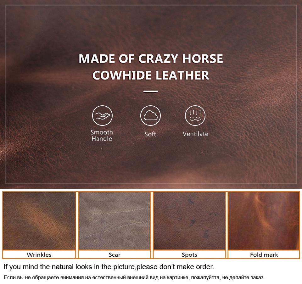 Retro Crazy Horse Leather Watch Box: Portable Travel Storage for Couples