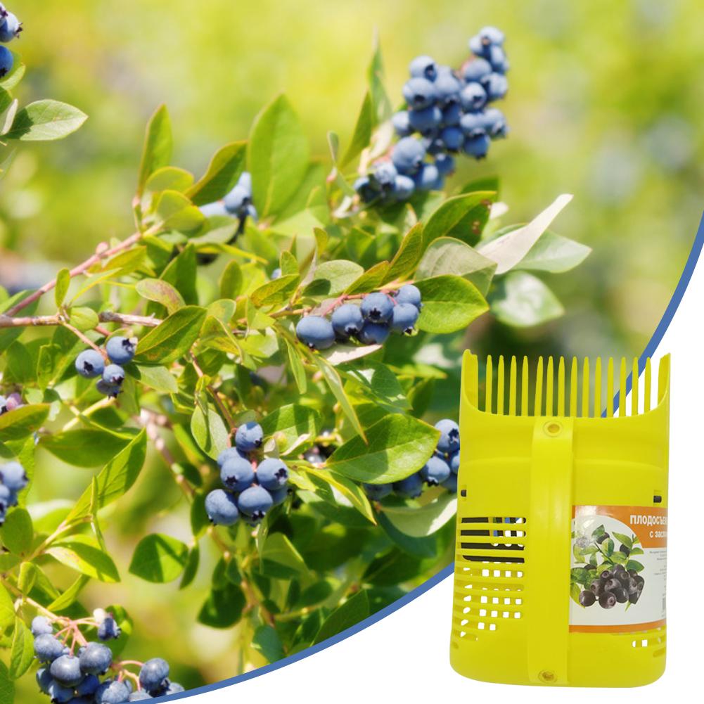 Fruit Picker Handle Blueberry Collection Harvester Shovel Tool Picking Garden Tool Berry Comb for Blueberries Cranberries