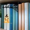 Battery Operated Party Lights Halloween Library Lantern, Decorative Bookshelf Lamp, Patchwork Ghost Cute Cartoon Decorations Light with Witch