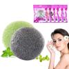 1PCS 6 Natural Colors Konjac Sponge Cosmetic Puff Sponge Face Cleaning Wash Care Powder Makeup Tools