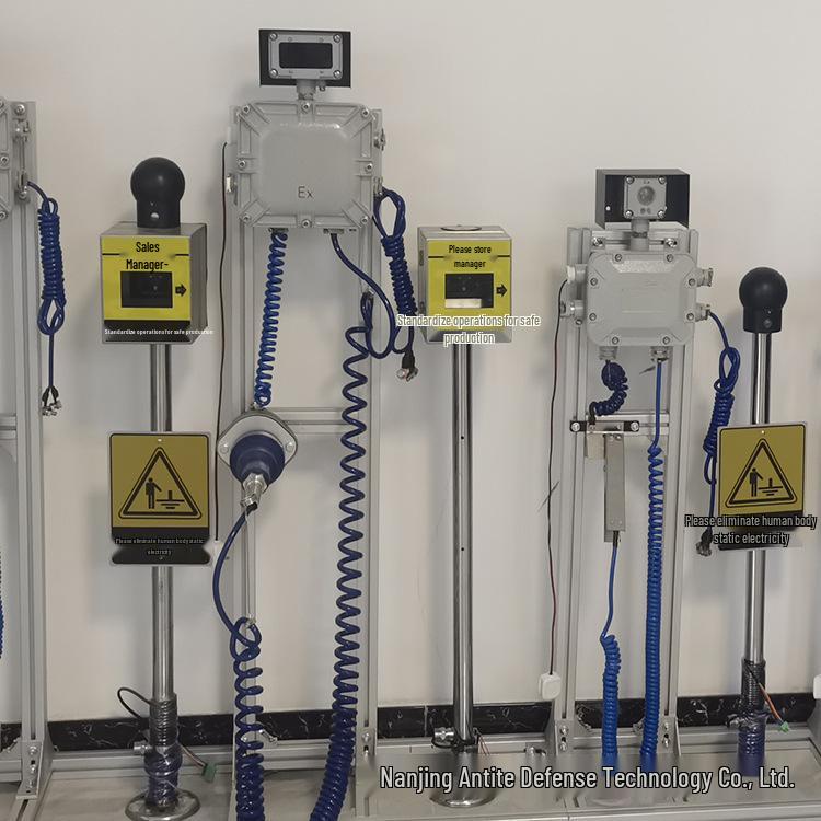 Sesli ve Işıklı Uyarılar ile Endüstriyel Sınıf Kendiliğinden Güvenli Elektrostatik Boşaltıcı