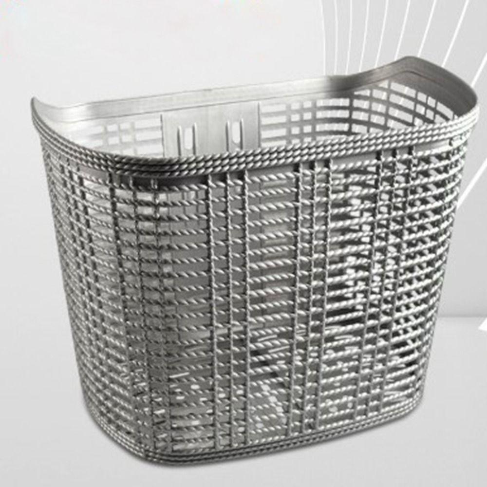 Hollow Bicycle Storage Bag Plastic Student Front Basket  Rear Cycling Accessories