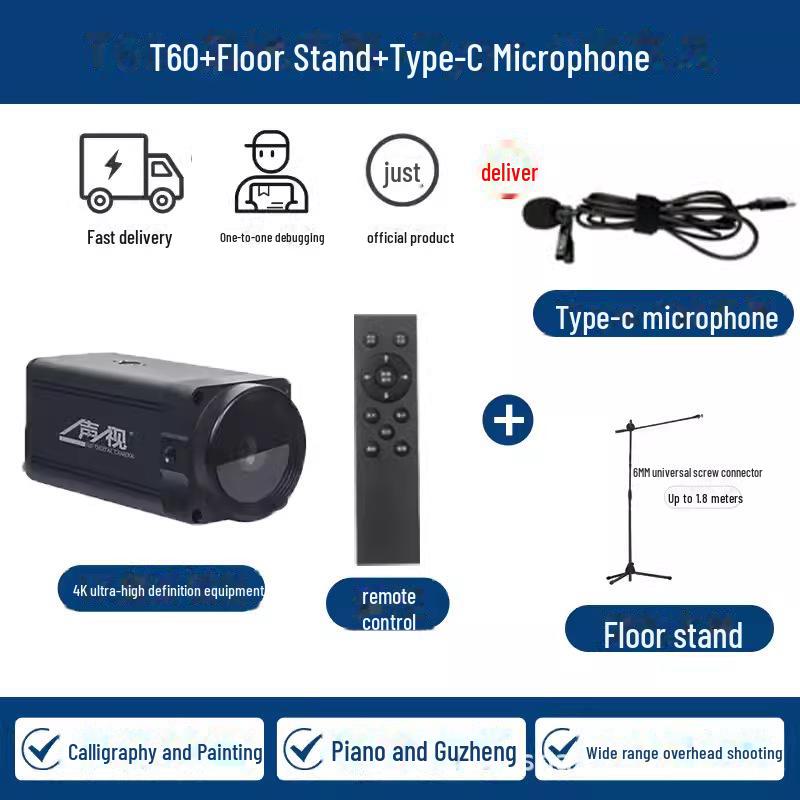 HD 4K Auto Focus USB Camera for Desktop, Conference, Live Streaming